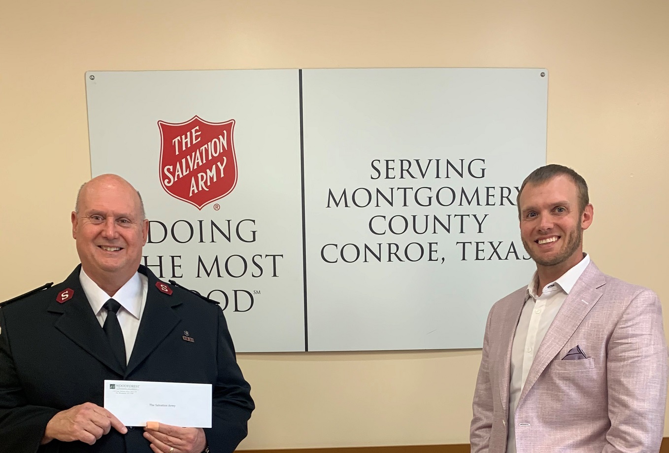 The Salvation Army recently received a $25,000 donation from WCF.