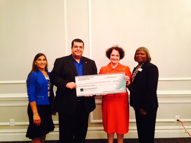 Second Harvest Food Bank of Greater New Orleans and Acadiana received $4,100 from WCF.