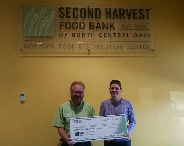 Second Harvest Food Bank of North Central Ohio received $1,840 from WCF.