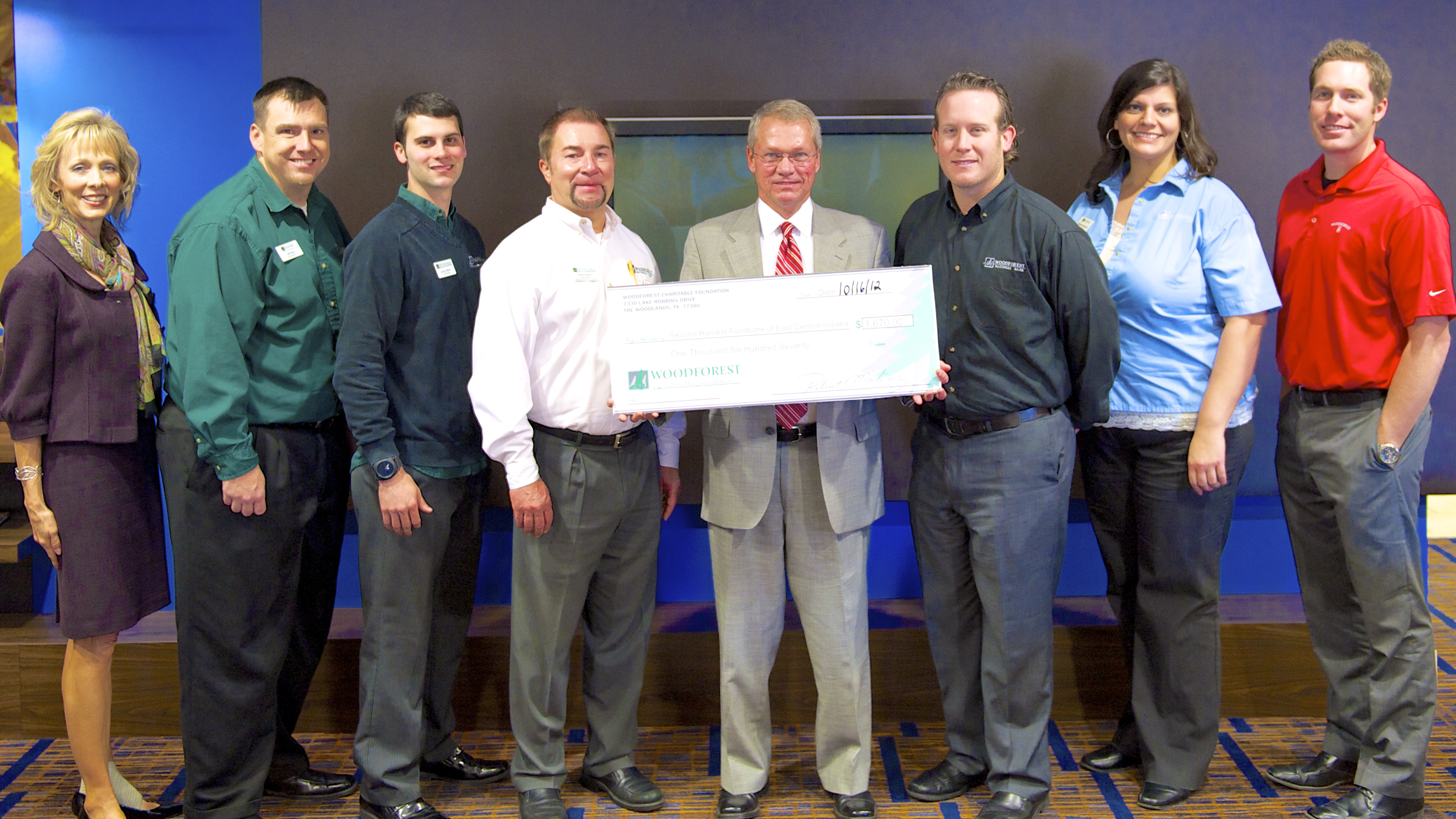 Second Harvest Food Bank of East Central Indiana receives $1,670 donation from WCF.