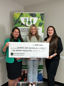 Shepherd’s Staff Ministries recently received a $575.00 donation from WCF.