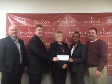 St. Louis Area Foodbank received a $6,100 donation from WCF.