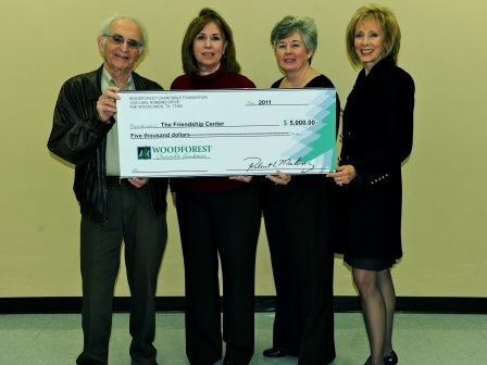 The Frienship Center Receives $5,000 Donation