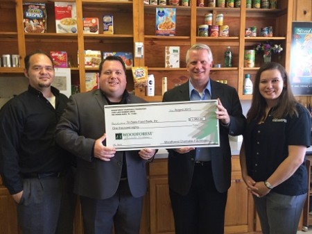 Tri-State Food Bank recently received $1,080 from WCF.