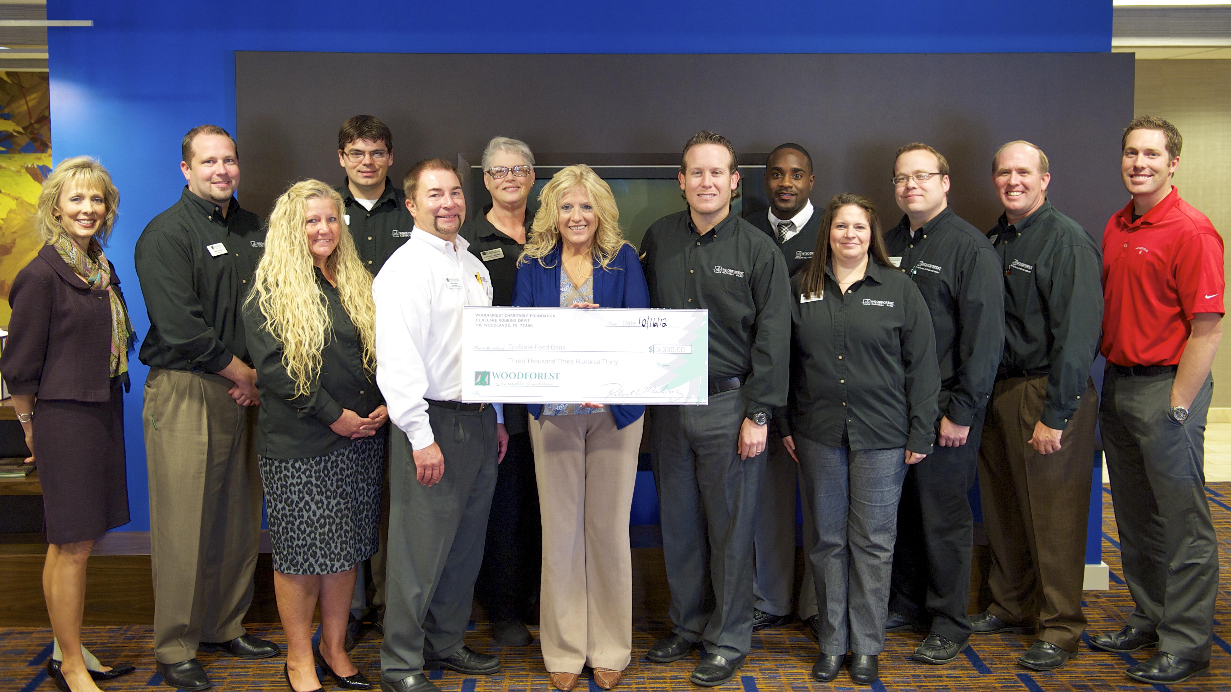 Tri-State Food Bank, Inc. receives $3,330 donation from WCF.