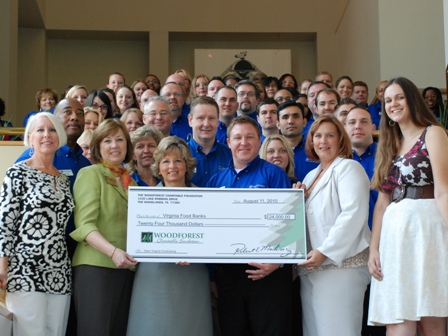 Central Virginia Food Bank Receives $4,150 Donation