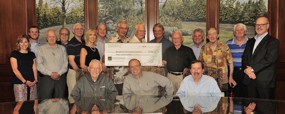 Woodforest National Bank continues its support with an additional $3,000,000 donation.