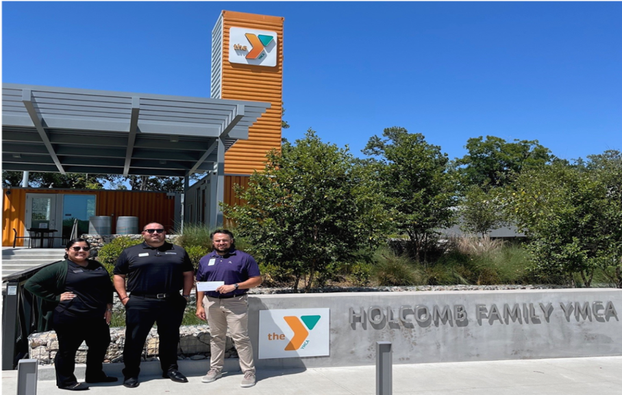 YMCA of Greater Houston recently received a $10,000.00 donation from WCF.