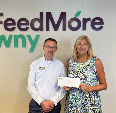 Feed More Western New York recently received a $2,335.00 donation from WCF.