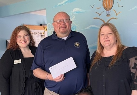 Family Promise of Harrisburg Capital recently received a $1,500.00 donation from WCF.