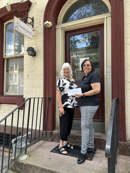 Family Promise of Berks County recently received a $1,000.00 donation from WCF.