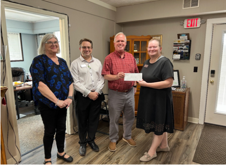 Family Promise of Pickens recently received a $1,000.00 donation from WCF.