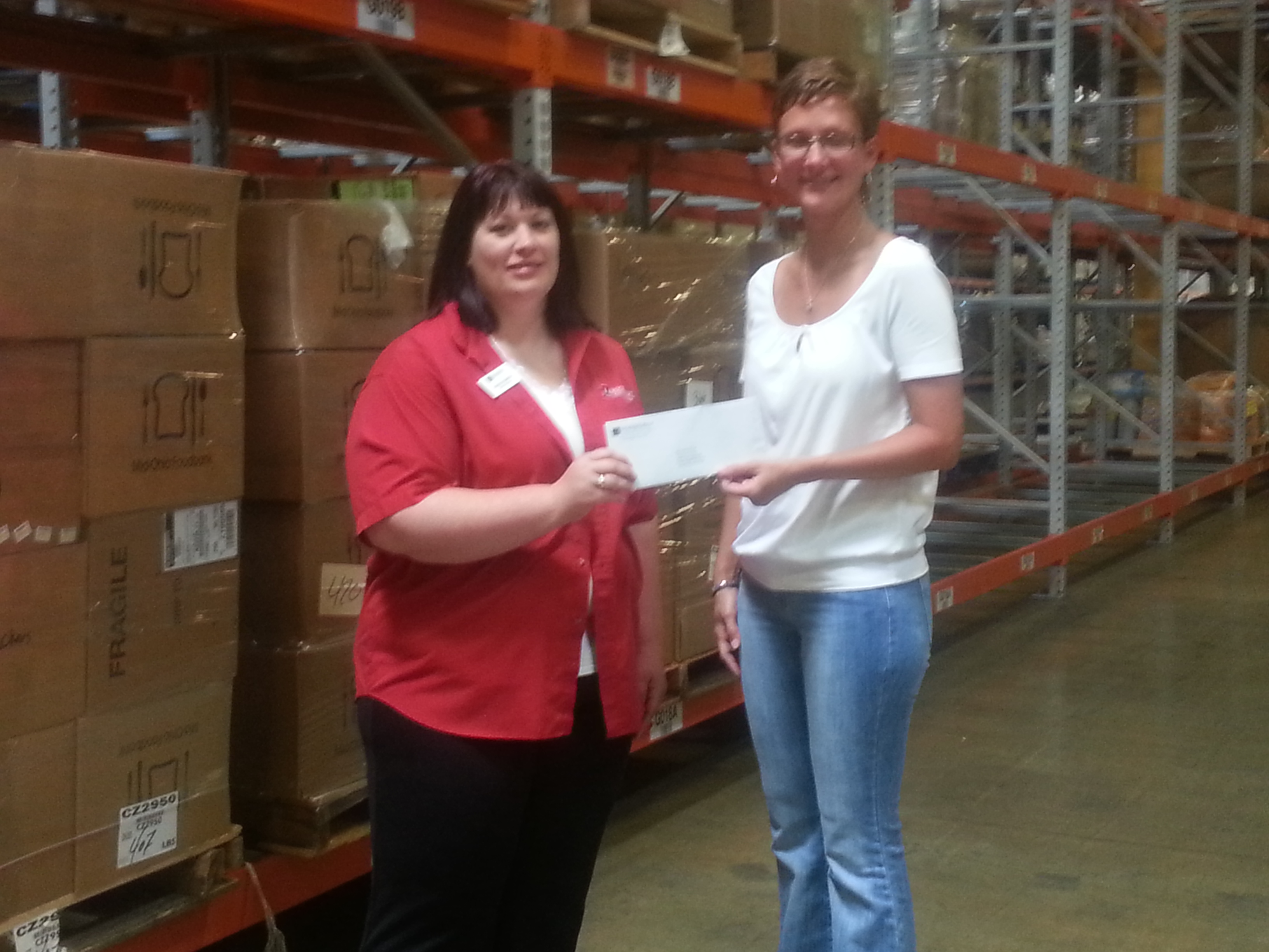 Mid-Ohio Food Bank receives $200 donation from Woodforest Charitable Foundation.