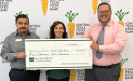 Capital Area Food Bank recently received a $6,200.00 donation from WCF.