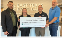 East Texas Food Bank recently received a $10,800.00 donation from WCF.