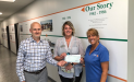 Food Bank of Albermarle recently received a $2,080.00 donation from WCF.