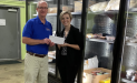 Fredericksburg Area Food Bank received a donation from WCF.