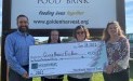 Golden Harvest Food Bank recently received a $2,290.00 donation from WCF.