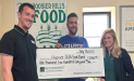Hoosier Hills Food Bank recently received a $1,560.00 donation from WCF.