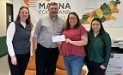 MANNA Foodbank recently received a $1,215.00 donation from WCF.