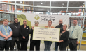 Mid-Ohio Food Bank recently received a $10,350.00 donation from WCF.