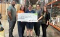 Mountaineer Food Bank recently received a $3,135.00 donation from WCF.