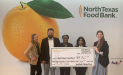 North Texas Food Bank recently received a $17,760.00 donation from WCF.