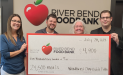 River Bend Foodbank received a donation from WCF.
