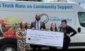 Terry Haute Catholic Charities Food Bank recently received a $1,305.00 donation from WCF.