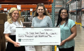 Tri-State Food Bank, Inc. recently received a $5,460.00 donation from WCF.