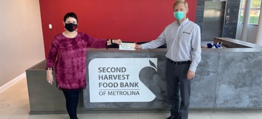 Second Harvest Food Bank of Metrolina recently received a $22,800.00 donation from The Woodforest Charitable Foundation.