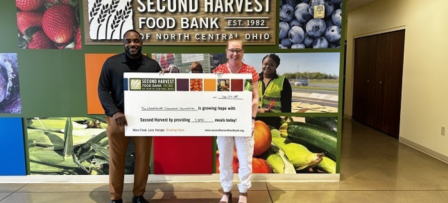 Second Harvest Food Bank of North Central Ohio recently received a $1,315.00 donation from The Woodforest Charitable Foundation. 